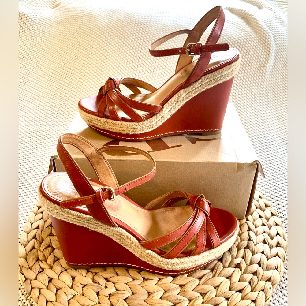 COACH DALTON ESPADRILLE WEDGE